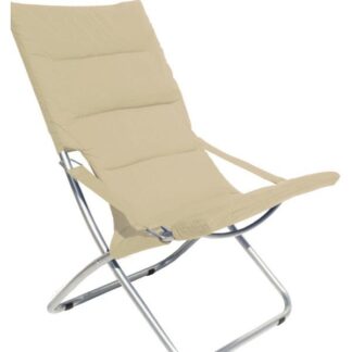 POLTRONA ACCIAIO CANAPONE ECRU' VETTE 04908