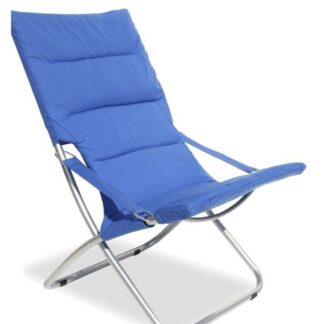 POLTRONA ACCIAIO CANAPONE BLU VETTE 04906