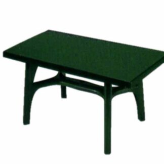 TAVOLO RESINA RETTANG.VERDE 140x 80 1061 SCAB