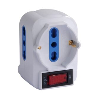 ADATTATORE TRIPLO SCHUKO INT BIANCO SYNTESY 08832
