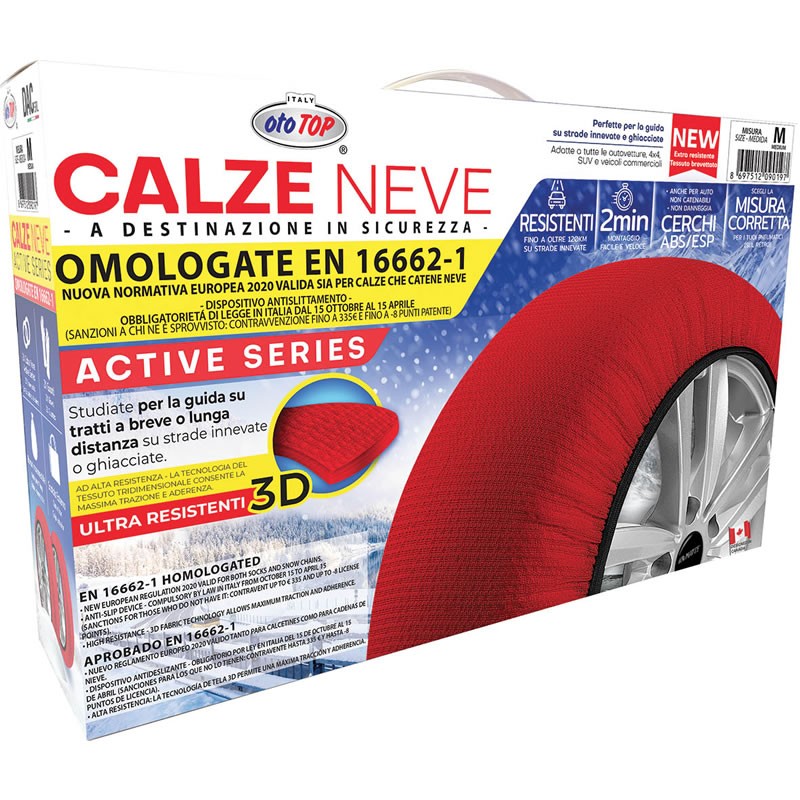 Chaussettes à Neige X-Tra Polar Gripper Homologuées - Alternative Légale Aux Chaînes, Taille S (2 Pièces) - 10