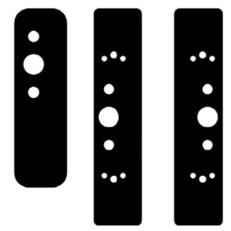 PLACCA MASCHERAMENTO FORI Pz 3       94100655 ISEO
