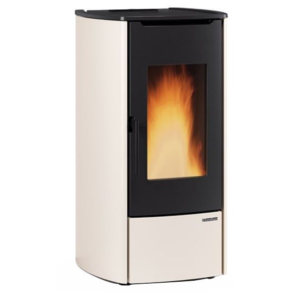 TERMOSTUFA PELLET MARINA IDRO 11 AVORIO EXTRAFLAME