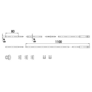 ASTE SERRATURE TRIPLICE            06441-10-0 CISA