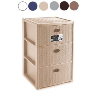 CASSETTIERA P.3 ELEGANCE BIAN. 40x40 h 60 STEFANPL
