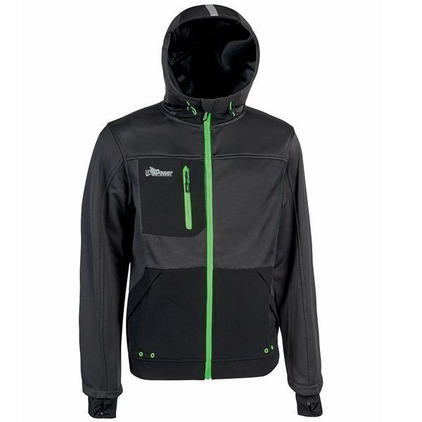 FELPA ASPHALT GREY GREEN L GALAXY UPOWER