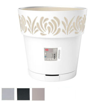 VASO GAIA TONDO RIS.ACQUA GREIGE  30 h 29 STEFANPL