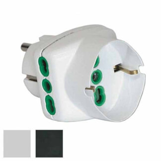 ADATTATORE TRIPLO SK 16A+T SK BIANCO 82230 FME