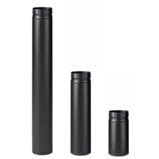 TUBO SMALTATO 13x100 NERO OPACO       AETERNUM ALA
