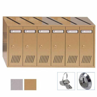 CASELLARIO VERT 6P ACC SILVER 31-706 SILMEC