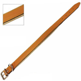 COLLARE CANI CUOIO IMBOTTITO mm 25 cm 51