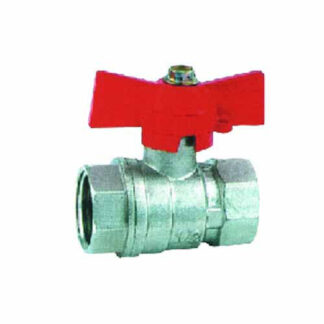 VALVOLA SFERA FF M/CO FARFALLA 3/8" AGLAIA 02558