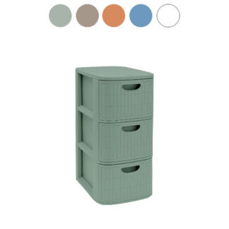 CASSETTIERA P.3 DOMUS DUST WHI.30x40 h 60 STEFANPL