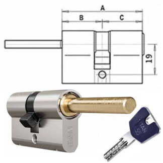 CILINDRO INF. 80-50-30 TITAN K55-PR5030 DOM