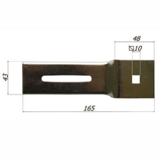 SUPPORTO MOTORE AVVOLGIBILI mm 165x43