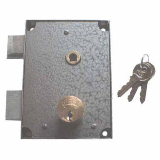 SERRATURA PORTE FERRO CILINDRO LUNGO SX 48 FPB