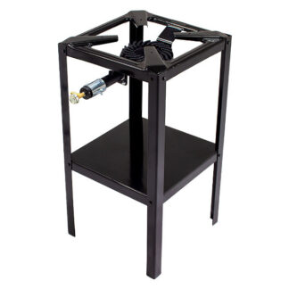 FORNELLONE GAS GPL 4 PIEDI ACCIAIO 40x40 ALTO OMAC