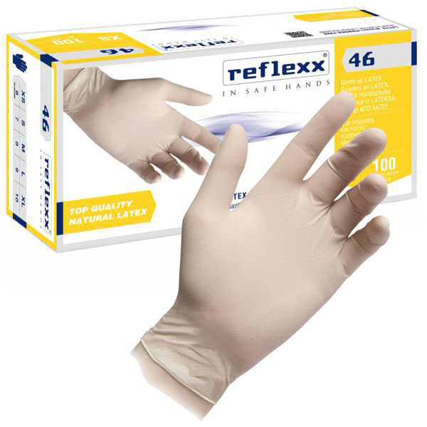 GUANTI LATTICE R46 POWDER FREE M Pz 100 REFLEXX
