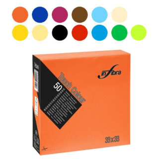 TOVAGLIOLO 2V TOUCH BLU       Pz  50 33x33 INFIBRA
