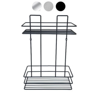 MENSOLA BAGNO CROMO RETT. 2P 24x11 h 36 XTRA 01344