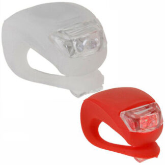 LUCE BICICLETTA LED SET SILIC.  Pz 2 SYNTESY 12386