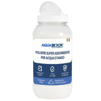 POLVERE ASSORBENTE g 250 AQUABLOCK