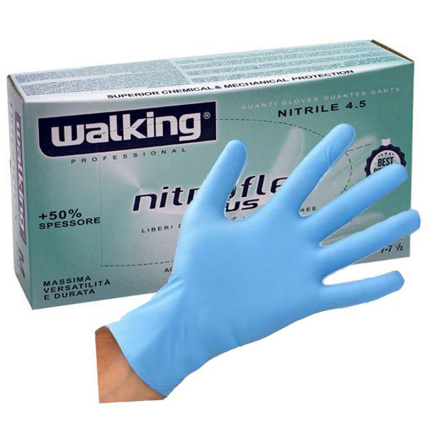 GUANTI NITRILE NITROFLEX PLUS XL Pz 100 WALKING