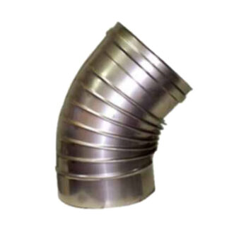 GOMITO INOX 45^ 18 ALA