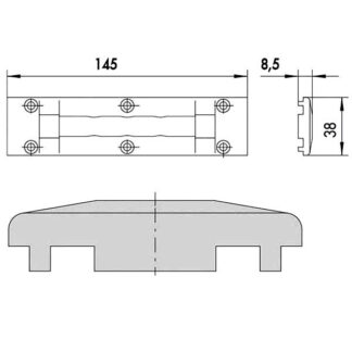 CONTROPIASTRA SERRATURE 06277-11-0 CISA