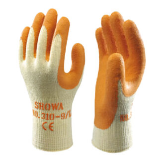 GUANTI LATTICE 310 ARANCIO 8 SHOWA