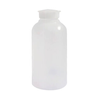 BOTTIGLIA PLASTICA BOCCA LARGA TAPPO VITE cc 250