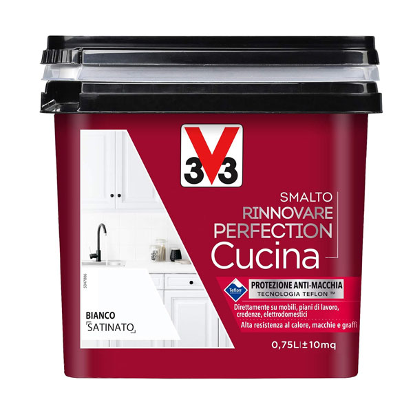 SMALTO RINNOVARE CUCINA 0,75 BIANCO OPACO V33
