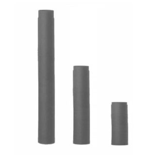TUBO ACCIAIO 8x 25 GRIGIO 2MM PELLET ALA