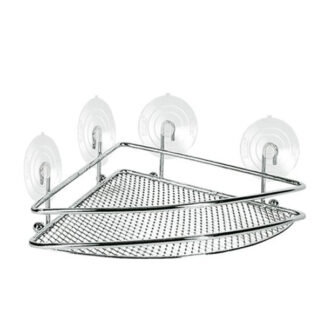 MENSOLA BAGNO CROMO STAR ANGOLARE 18x18 h 7 ARTEX