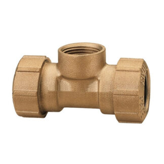 RACCORDO PRESSIONE OTTONE T F 1" mm 32 ENOLGAS