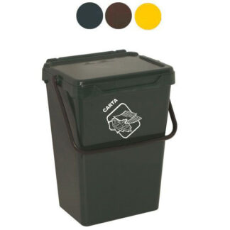 BIDONE BIOSYSTEM VERDE    l 35 cm 36x40 h 42