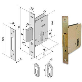 SERRATURA INF.LEGNO              020.50.00.0 WELKA
