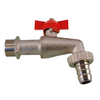 RUBINETTO OTTONE SFERA 1"   FARFALLA PROFESSIONAL