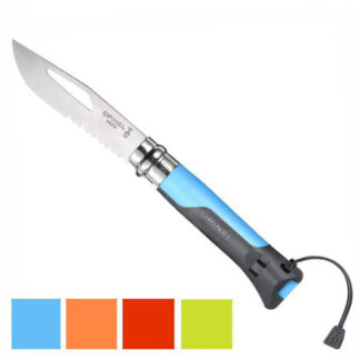COLTELLO VIROBLOC INOX N. 8 OUTDOOR VERDE   OPINEL