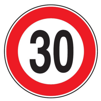 CARTELLO STRADALE LIMITE VELOCITA' km 50 D&B