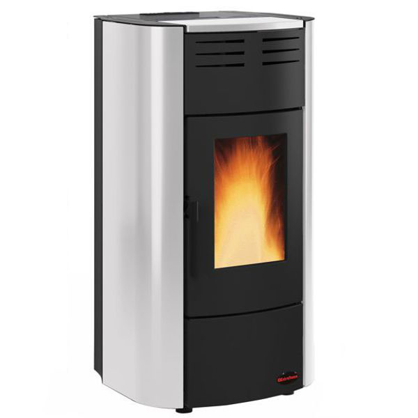 TERMOSTUFA PELLET RAFFAELLA IDRO ARGENT EXTRAFLAME