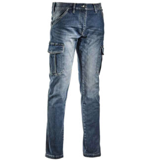 PANTALONE JEANS BLU W. M CARGO STONE DIADORA