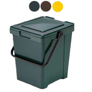 BIDONE BIOSYSTEM GIALLO   l 35 cm 36x40 h 42
