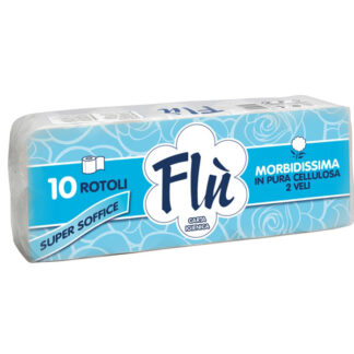CARTA IGIENICA 2V FLU'                Pz 10 CELTEX