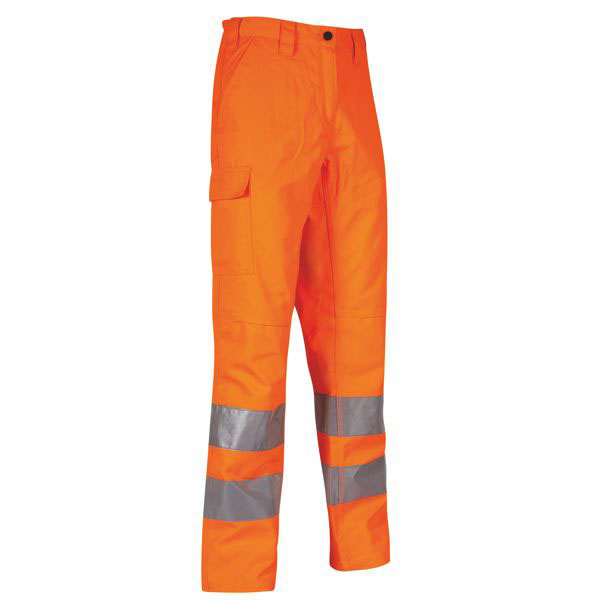 PANTALONE ALTA VISIB. ARANCIO L VEGA UPOWER