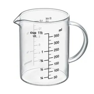 CARAFFA GRADUATA VETRO      l 1,00 DELICIA TESCOMA