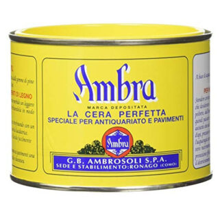 CERA LEGNO AMBRA SOLIDA MARRONE ml 500 AMBROSOLI