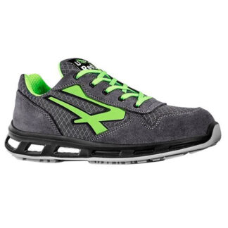 SCARPE POINT GRIGIO/VERDE BASSE 42 S1P UPOWER