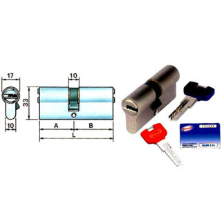 CILINDRO INFILARE 100-30-70     SECUR S3400 POTENT