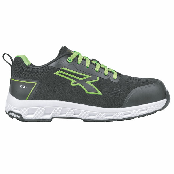 SCARPE ATON NERO/VERDE BASSE 43 S1P UPOWER